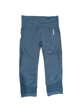 Gymshark blue cropped athletic leggings - size s*